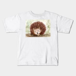 hedgehog "snub nose" Kids T-Shirt